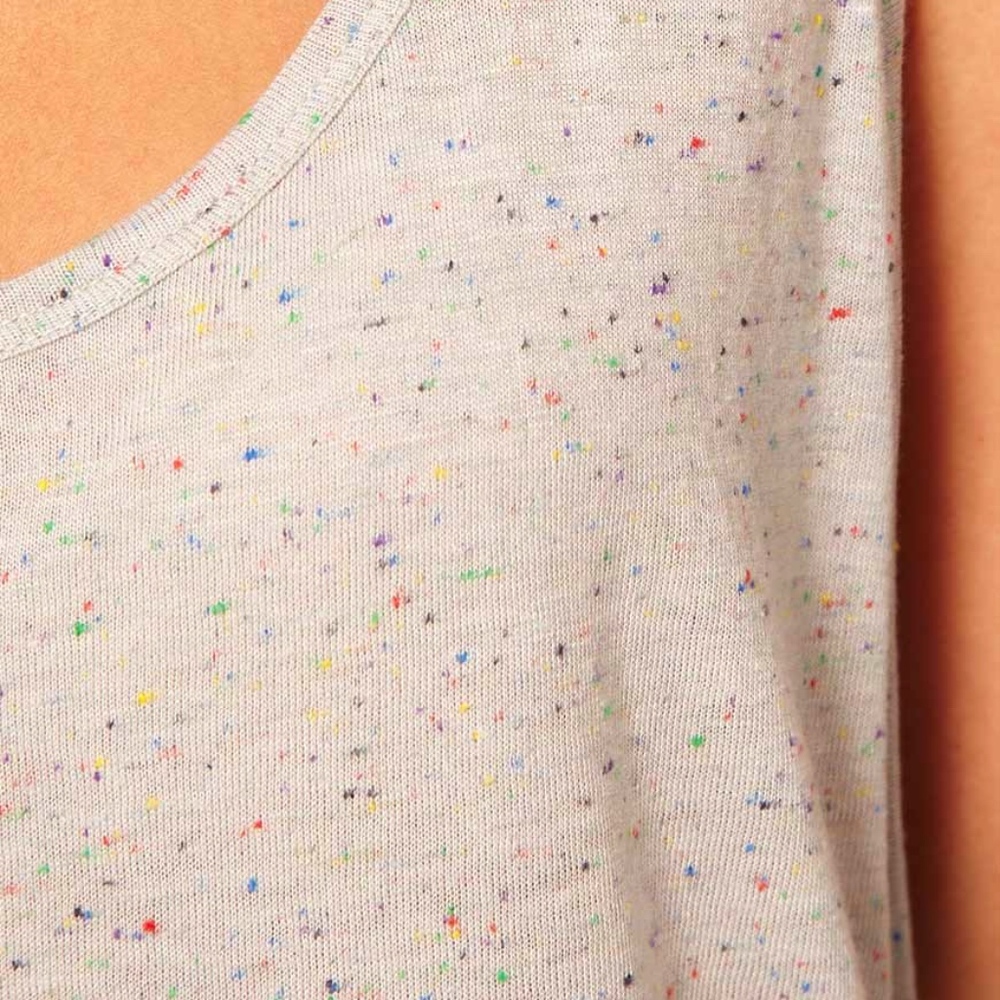 ASOS Tank with Dropped Armhole in in Neppy - Gray